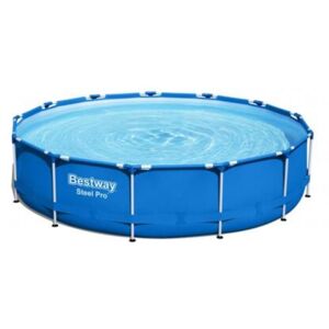 Bestway 5612E Nadzemní bazén kruhový Steel Pro, kartušová filtrace, průměr 3,96 m, výška 84 cm