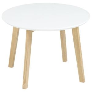 Odkládací stolek Wingle 50 cm, bílá