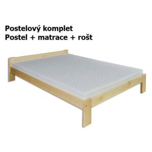 Postelový komplet Luci 160x200 s pěnovou matrací 14cm