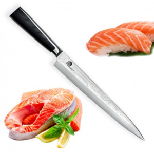 Nůž Yanagiba 9,5" (240mm) Dellinger Sushi Professional Damascus