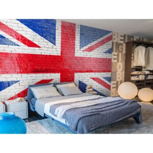 Tapeta vlajka Británie + lepidlo ZDARMA Velikost (šířka x výška): 150x105 cm