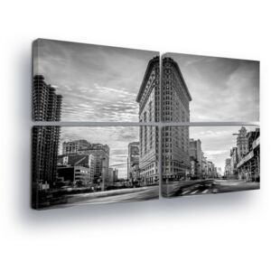 GLIX Obraz na plátně - Černobílý New York III 4 x 60x40 cm
