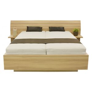 SALINA - dvojlůžková postel s širokým čelem 120 x 200 cm