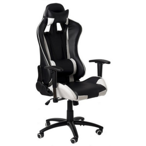 Kancelářská židle CANCEL RUNNER, černo-bílá 164010