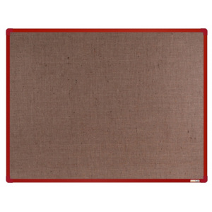 Textilní nástěnka 120x90 (AL rám červený)