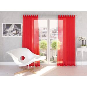 Dekorační záclona DIANA červená 140x245 cm MyBestHome