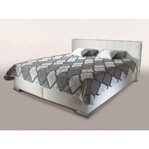 Manželská postel čalouněná s úložným prostorem LIBRO 180x200 s roštem ND 4, matrací BAZI