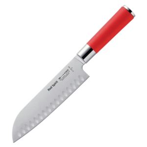 Dick nůž Santoku vroubkovaný Red Spirit 18cm