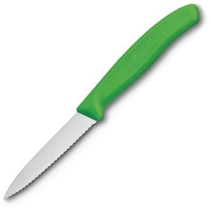 Victorinox ořezávací nůž zoubkovaný zelený 8cm