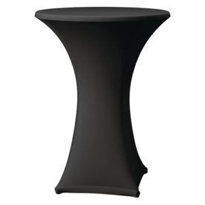 Non Branded Elastický potah na koktejlové stoly černá