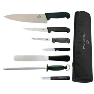 Victorinox 7dílná sada nožů s šéfkuchařským nožem 25cm s pouzdrem