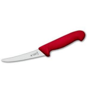 GIESSER-MESSER Nůž vykosťovací prohnutý 13 cm - červený