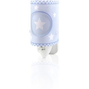 Dalber 62015T SWEET DREAMS - Dětská lampička do zásuvky v modré barvě