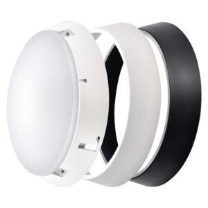 EMOS Bílé/černé LED stropní/nástěnné svítidlo 14W IP54 Barva světla: Teplá bílá ZM3130