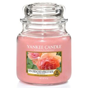 Yankee Candle - vonná svíčka Sun-Drenched Apricot Rose 411g