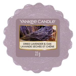 Yankee Candle - vonný vosk Dried Lavender & Oak (Sušená levandule a dub) 22g