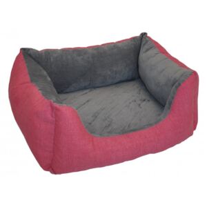 Pelíšek Deluxe růžový - malý pes - kočka