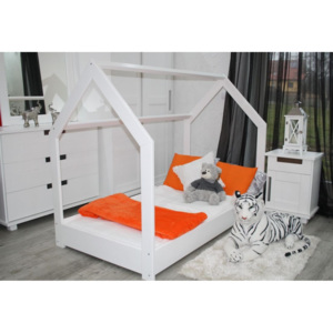 Dětská postel TOMEK + rošt - bílá barva