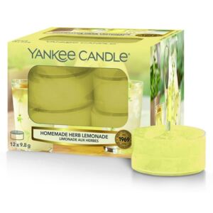 Yankee Candle - čajové svíčky Homemade Herb Lemonade (Domácí limonáda) 12ks