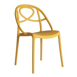 Itálie Moderní židle Etoile Barva: Žlutá