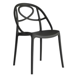Itálie Moderní židle Etoile Barva: Černá