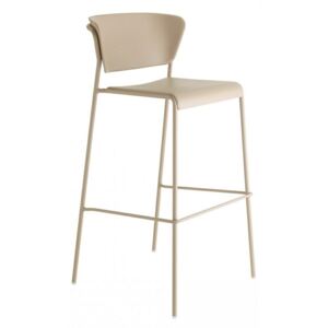Barová židle Lisa šedá, 75 cm