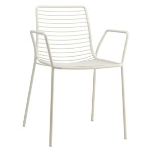 Židle Summer Arm s područkami bílá