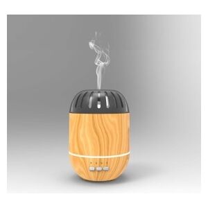 Aroma Difuzér Tosca | LED, USB, časovač, 120ml (Ultrazvukový aroma difuzér Tosca s objemem nádržky na vodu a esenciální oleje 120ml. Možnost časování, automatické vypnutí, barevné LED podsvícení, krásný design, dekor dřeva.)