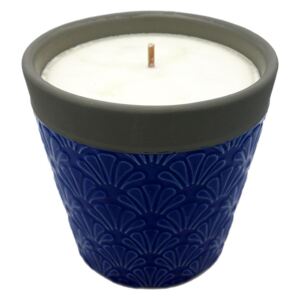 Vonná svíčka Domov je Domov 650g, Blue Day (Luxusní vonná svíčka ze sójového vosku s nádhernou, svěží a přírodní vůní, která vydrží hořet 45hodin.)