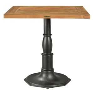 Bistro stolek s dřevěnou deskou Matyni - 60*60*76cm