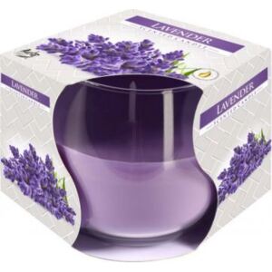 Vonná svíčka ve skle Lavender 100 g (BISPOL)