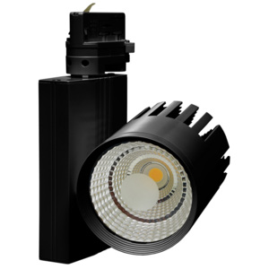 Ecolite TR-TL-40W/CR Černý 3-fázový lištový LED reflektor 40W denní bílá