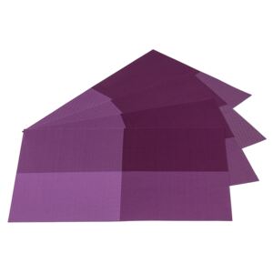 Jahu Prostírání DeLuxe tmavě fialová, 30 x 45 cm, sada 4 ks