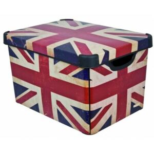 Curver BRITISH FLAG úložný box dekorativní velký