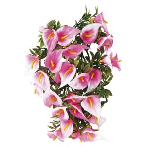Umělé květiny kala, růžová, 30 cm, HTH