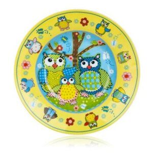 Banquet Talíř dětský keramika hluboký OWLS 20 cm