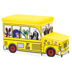 Bino Krtek krabice na hračky - bus