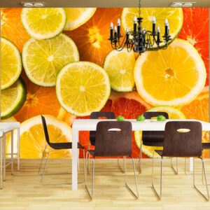 Fototapeta Bimago - Citrus fruits + lepidlo ZDARMA 200x154 cm