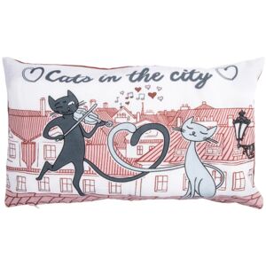 Trade Concept Povlak na polštářek Kočky ve městě, 30 x 50 cm