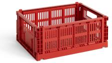Úložný box Crate Recycled Red M HAY