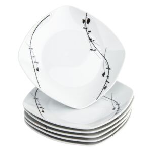 Domestic 6dílná sada dezertních talířů Londra, 19 cm