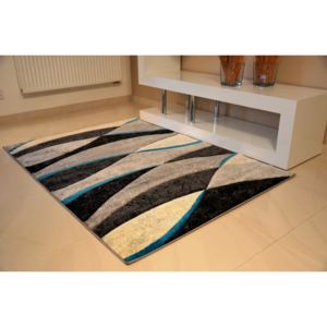 Kusový koberec Rumba 8780 grey/turqoise 60 x 100 cm