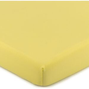Jersey prostěradlo s elastanem žlutá, 90 x 200 cm