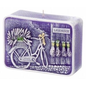 Dekorativní svíčka Bartek Candles Lavender Kiss - Fialová 195 g