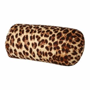 Modom Polštář válec s kuličkami leopard, hnědá