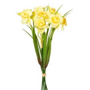 Umělá kytice Narcis žlutá, 30 cm