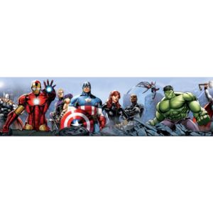 AG Art Samolepicí bordura Avengers, 500 x 14 cm