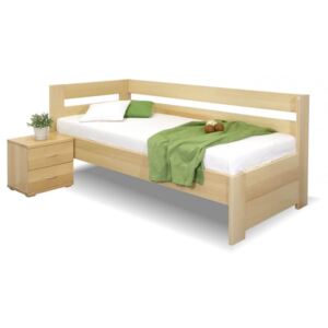 Zvýšená postel Valentin-Levá, cm, masiv buk , 80x200 cm