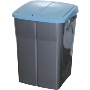 Koš na tříděný odpad modré víko; 51 x 36 x 36,5 cm; 45 l; plast