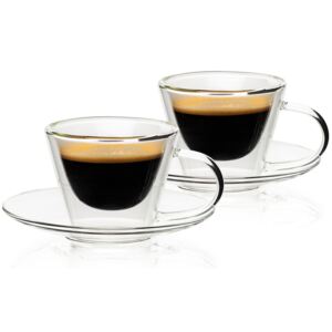 Termo sklenice na espresso Elegante Hot&Cool, 80 ml, 2 ks